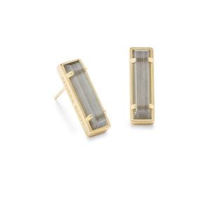 Kendra Scott Lady Gold Slate Cats Eye Earrings